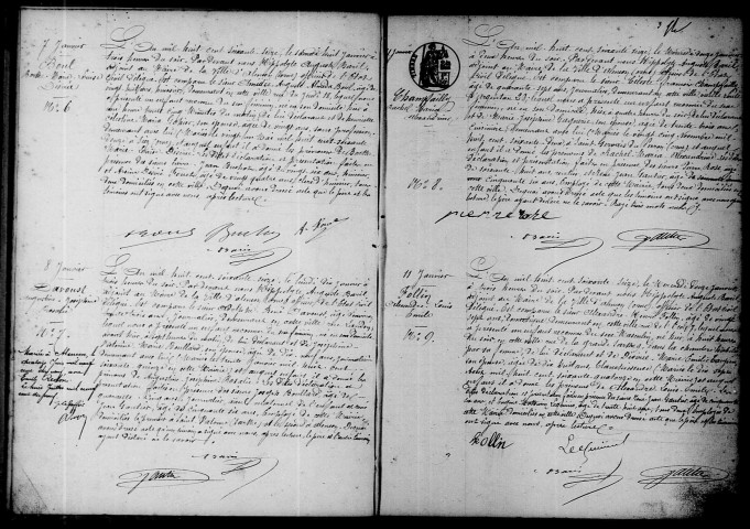 Registre des actes de naissance et adoption.