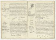 Acte de naissance de COLLIGNON Pierre Emilien (28 juin 1906), acte de naissance de BLIVET Georges François (30 juin 1906), acte de naissance de LEFEBVRE Paul Louis enfant naturel (29 juin 1906), acte de naissance de BOISARD Yvonne Marie (1 juillet 1906).