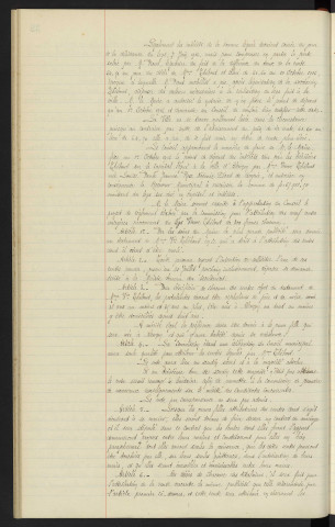Legs Mme veuve THIBOUT née DOAT DE BOYRIE Louise Paule Jeanne Rose Noémie, légataire Mr PROUT, communication