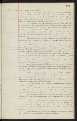 Eclairage au gaz, action de la Cie de couterne, élévation des prix du gaz, autorisation de défendre, M. CHARBEAU Ingénieur électricien à l'école pratique du commerce et des industrie du Mans contrôleur de l'éclairage public d'Alençon
