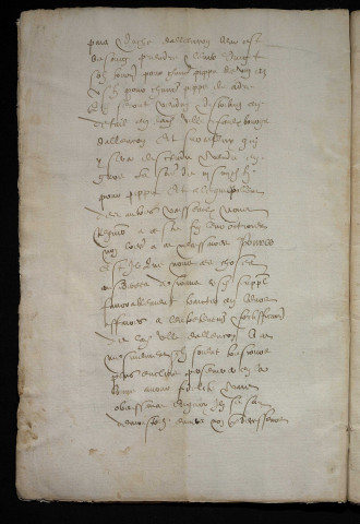Comptes, état des finances (1552-1553)