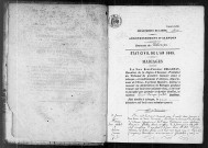 Registre des actes de mariage (1865).