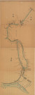 Renouvellement du curage de la rivière la Briante, canalisation : plan des lieux (Cohier, Desroziers, éch: 1/1000, 10 août 1888).