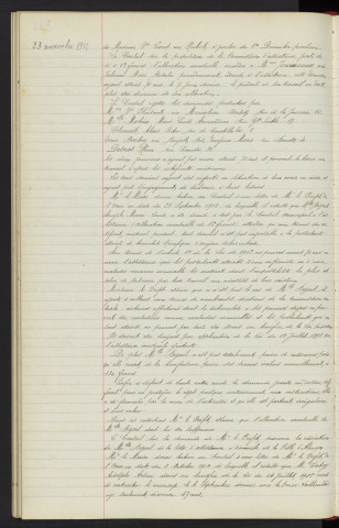 Assistance obligatoire aux vieillards infirmes et incurables privés de ressources, admissions nouvelles