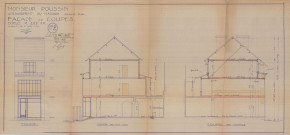 permis de construire n°20, Aménagement d'un magasin Rue Grande Rue Alençon, (date de décision : 1933), (auteur du projet, architecte : MEZEN Albert).