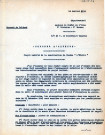 Cinéma l'Étoile, sécurité : autorisation d'exploitation, rapports, arrêtés ; alerte à la bombe (1973) : correspondance.