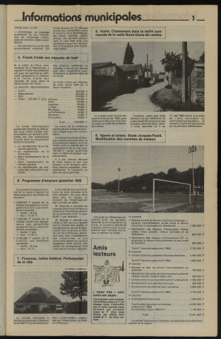 Alençon Notre Cité, journal d'information municipale et districale n°61 (juillet 1983).