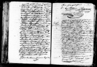 Acte de naissance de MARCASSIN Marie Anne (23 avril 1796),acte de naissance de VANNEPH Jean Martial (24 avril 1796).