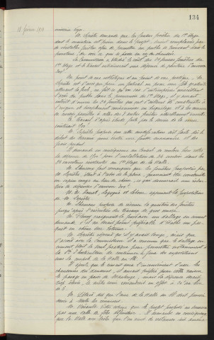 Halle au Blé, projet d'aménagement en salle des fêtes, rapport