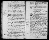 Acte de naissance de CAZENEUVE François Auguste (12 août 1796),acte de naissance de Modeste Frédéric enfant trouvé (11 août 1796).