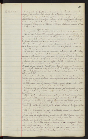 Chemin de Fer d'intérêt local de Carrouges à Alençon, avant-projet, demande de modification du tracé : Rapport