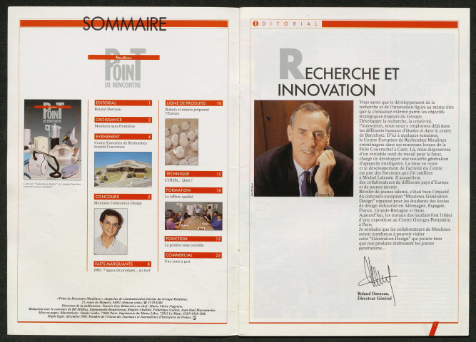 Le Point de rencontre Moulinex n°59 (décembre 1990)