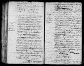 Acte de naissance de BEURY Marguerite Armande (10 octobre 1796),acte de naissance de MABILLE Alphonse Michel André (10 octobre 1796),acte de naissance de LELIEVRE Marie Françoise Ursule (11 octobre 1796),acte de naissance de Rosalie Flore enfant trouvé (12 octobre 1796).