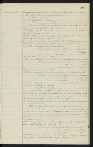 Budget de la ville pour 1917, rapport