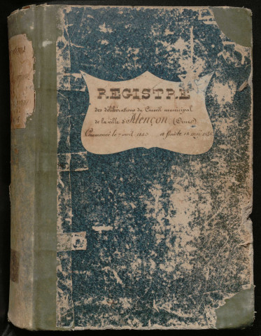 Registre des délibérations du conseil municipal (07 avril 1843 - 18 mai 1846)