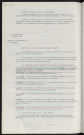 Gendarmerie, abandon du droit de jouissance par l'état sur la caserne Ernouf, apport de terrain par la ville boulevard Duchamp. Eclairage public programme 1967, extension et modernisation des réseaux.