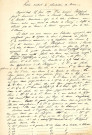 Alimentation en eau potable de la ville d'Alençon, bornage des terrains acquis (1891-1892) : procès-verbal de plantation, correspondance.