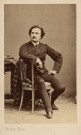 Adolphe La Ferrière, photographie noir et blanc, tirage albuminé Disdéri Phot, (sd), AMA .