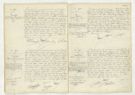 Acte de naissance de LUSSAUD Stanislas Louis Marie Désiré René Gustave Eugène Raphaël (4 juin 1915), acte de naissance de DOFFAGNE Pierre Prudent Edouard (7 juin 1915), acte de naissance de PERRIN André Jean Marie (6 juin 1915), acte de naissance de COUILLAUD Arsène Octave Maurice (10 juin 1915)