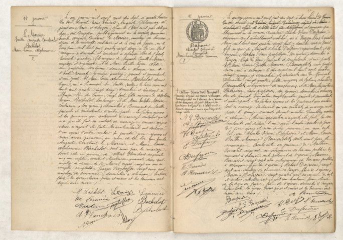 Registre des actes de mariage (1917).