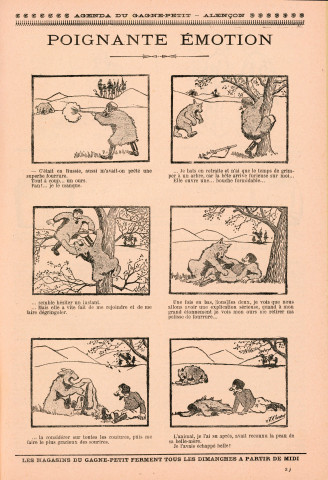 Grands Magasins du Gagne-Petit, publicité : agenda (1905).