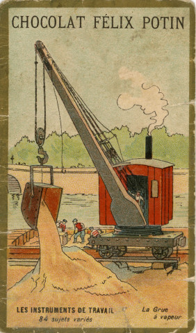 Produits alimentaires Félix Potin, communication : lot de 6 images publicitaires, imprimerie F. Champenois publicitaires.