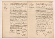 Acte de mariage de MOISY François Julien et DEMEUDE Louise Victorine veuve DOUCET (13 Juin 1908), CHARLES Léon Georges François et BISSON Aimée Alphonsine Jeanne Divorcée de CHEVALIER (15 Juin 1908).