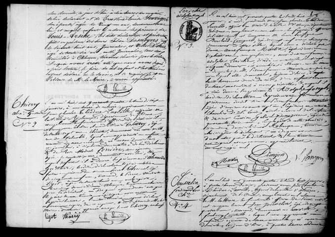 Registre des actes de naissance et adoption (1844).