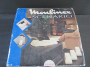 Ramasse-miettes automatique à piles 292 Moulinex, mode d'emploi, (plastique, aluminium), boite en carton, don de Paganet., don de Paganet.