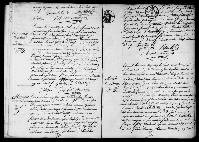 Registre des actes de naissance et adoption (1er janvier - 31 décembre 1822).