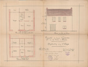 permis de construire n°14, Construction d'un 1er étage Rue des Tisons Alençon, (date de décision : 06/04/1929), (auteur du projet, architecte : LEGOUT Louis (expert métreur)).