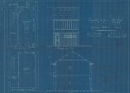permis de construire n°1, Construction d'un garage et d'ateliers rue de La Barre Alençon, (date de décision : 30/06/1922), (auteur du projet, architecte : LEGOUT (expert métreur)).