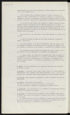 Voirie, remise d'un chemin en bordure de la Briante par la société LE FOCH, aménagement et accès.