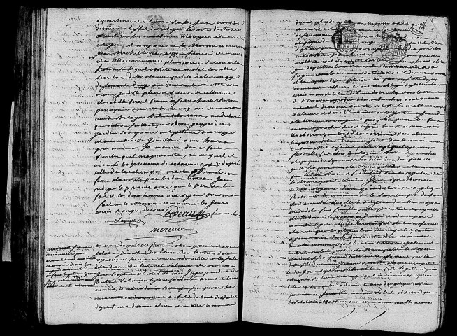Acte de naissance de LEVEAU Césarinne Rose (31 juillet 1795),acte de naissance rectificatif de MORICET Jeanne (25 juin 1794).