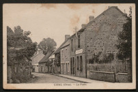 Ciral (Orne), La Poste, carte postale ancienne noir et blanc, sd, (14x9), AMA.