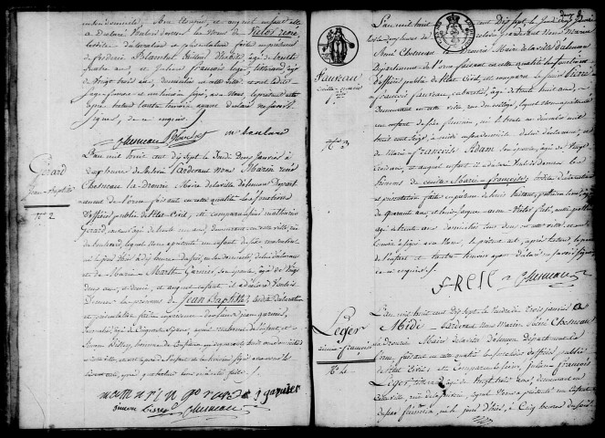 Registre des actes de naissance et adoption (1er janvier - 31 décembre 1817).