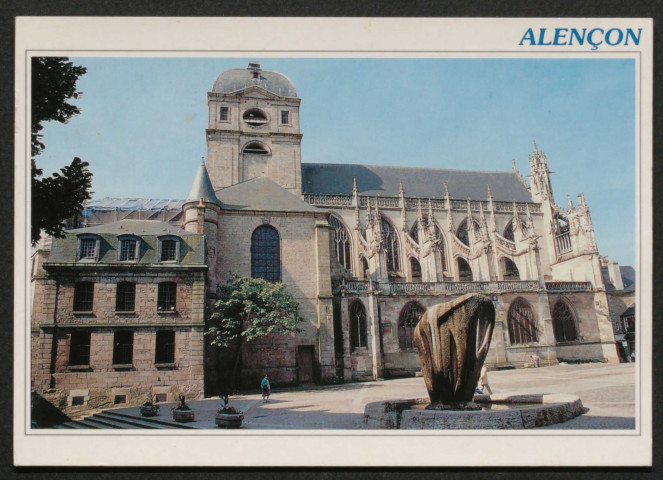 Alençon (Orne), L'église Notre-Dame, carte postale moderne en couleur n°20, Artaud frères, éditeurs, Carquefou-Nantes, sd, (15x10,5), acquisition 2020, AMA.
