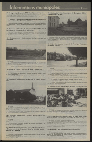 Alençon Notre Cité, journal d'information municipale et districale n°83 (novembre 1985).