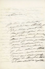Lettre autographe signée de la femme de lettres Louise Colet au comédien Louis Fortuné Adolphe Laferrière (sd).
