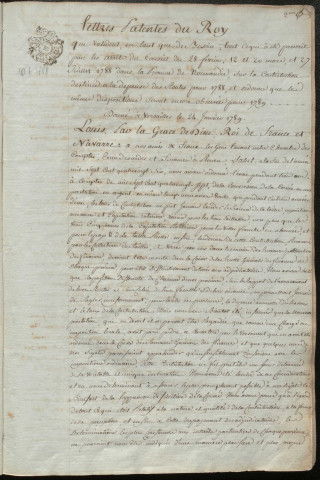 Registre des délibérations du conseil de Ville (11 juillet 1789-04 août 1790).