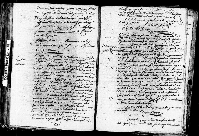 Acte de naissance de CHEVALIER René enfant naturel (2 juillet 1796),acte de naissance de GEBERT Marie (2 juillet 1796),acte de naissance de CHAMBAY Ursule Elisabeth (2 juillet 1796),acte de naissance de GACHET Christain Joseph (3 juillet 1796).