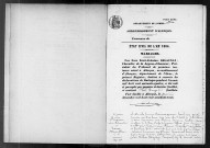 Registre des actes de mariage (1864).