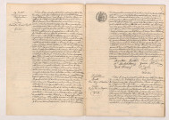 Acte de mariage de BARBENCHON Louis et GOUSSIN Marcelline Maria Rosalie (29 Juillet 1907), HUETTE Léon Marie Alexandre et GUYON Marie louise Eugénie (30 Juillet 1907).