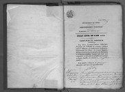 Registre des actes de naissance et adoption (1850).