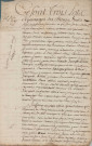Partage de la succession de Jacques Rocher, répartition en trois lots des parts revenants aux frères Allix (14 juin 1780).