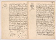 Acte de mariage de BILLARD Louis Charles et POISSON Marie Françoise Louise (24 juin 1910), Acte de mariage de BERCERON DI NORMAND Marcel Georges et DESCHAMPS Marie Louise (24 juin 1910).