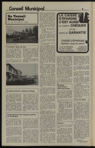 Alençon Notre Cité, journal d'information municipale et districale n°30 (avril 1980).