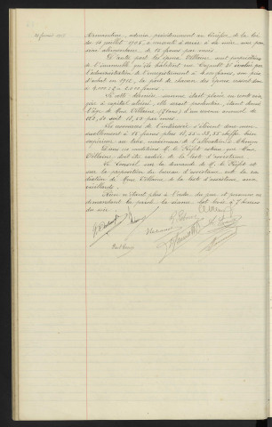 Assistance obligatoire aux vieillards, infirmes et incurables privés de ressources, admissions nouvelles et mutations diverses