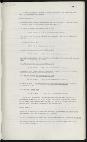 Taxes, taxe municipale sur l'électricité consommée pour le chauffage, l'éclairage et les usages domestiques, par les usagers recevant le courant moyenne tension.