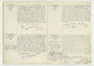 Acte de naissance de SAGNIEZ Germaine (22 novembre 1914),acte de naissance de LEVASSEUR Emilienne Françoise (21 novembre 1914),reconnaissance de BEILLON René (24 novembre 1914),acte de naissance de POINCELET Madeleine Henriette Georgette Désirée (25 novembre 1914).
